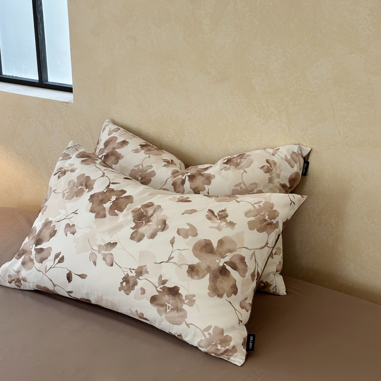 91家纺网 家纺一手货源 找家纺 FORTWO家纺原创设计（FOR TWO家纺） 2025新款50全棉纯棉数码磨毛印花四件套-场景二 似锦