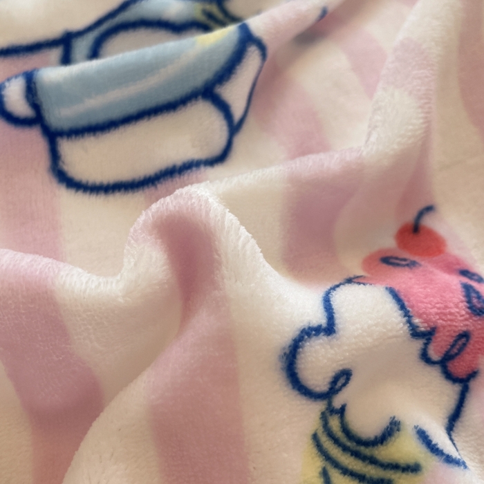 91家纺网 家纺一手货源 找家纺 三朵家纺 2025新款三丽鸥印花牛奶绒四件套 甜蜜公主KT