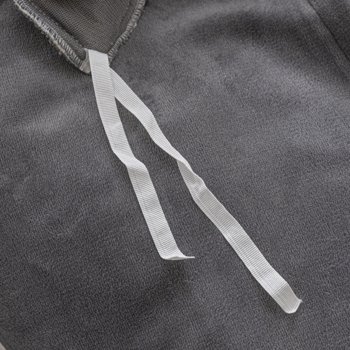 91家纺网 家纺一手货源 找家纺 恩和家纺 2025新款泡泡牛奶绒荷叶边款四件套 泡泡绒飞边深灰