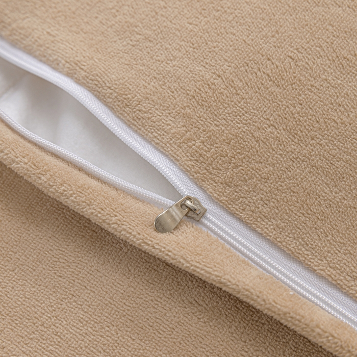 91家纺网 家纺一手货源 找家纺 恩和家纺 2025新款泡泡牛奶绒荷叶边款四件套 泡泡绒飞边咖色