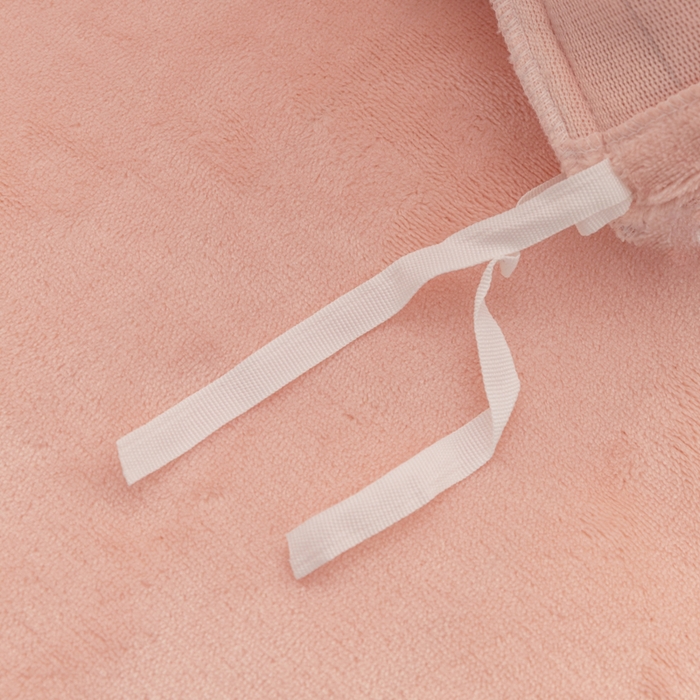 91家纺网 家纺一手货源 找家纺 恩和家纺 2025新款白色薄纱双层飞边牛奶绒四件套 粉玉