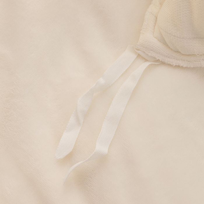 91家纺网 家纺一手货源 找家纺 恩和家纺 2025新款白色薄纱双层飞边牛奶绒四件套 米白