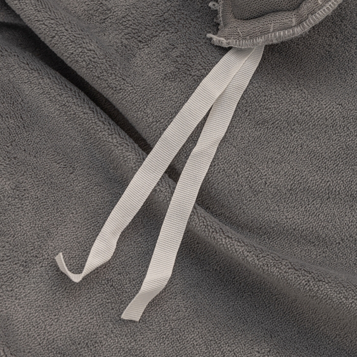 91家纺网 家纺一手货源 找家纺 恩和家纺 2025新款白色薄纱双层飞边牛奶绒四件套 灰色