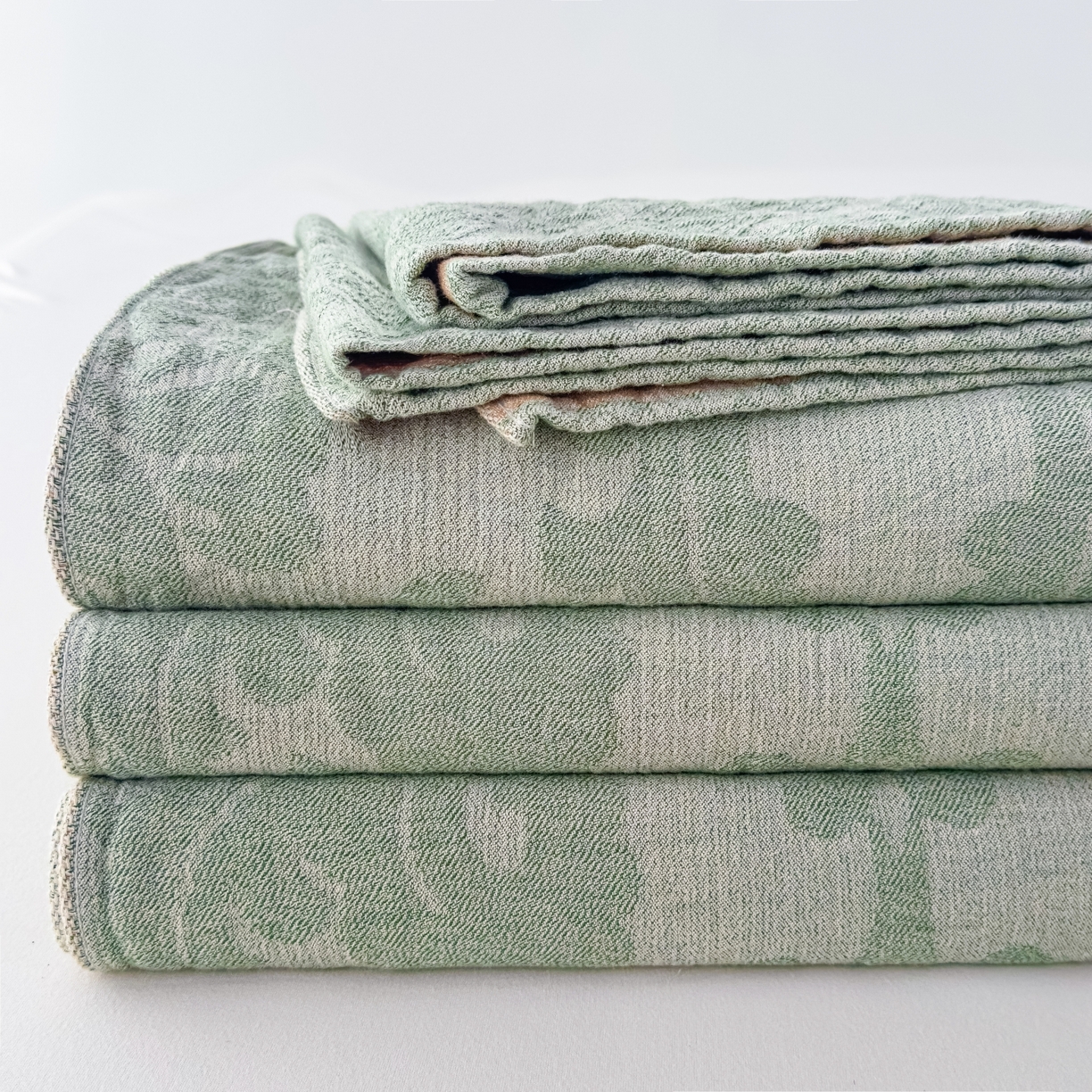 91家纺网 家纺一手货源 找家纺 （总）悦然毛巾被 2025全棉欧式提花纱布毛巾被毛毯-洛可可