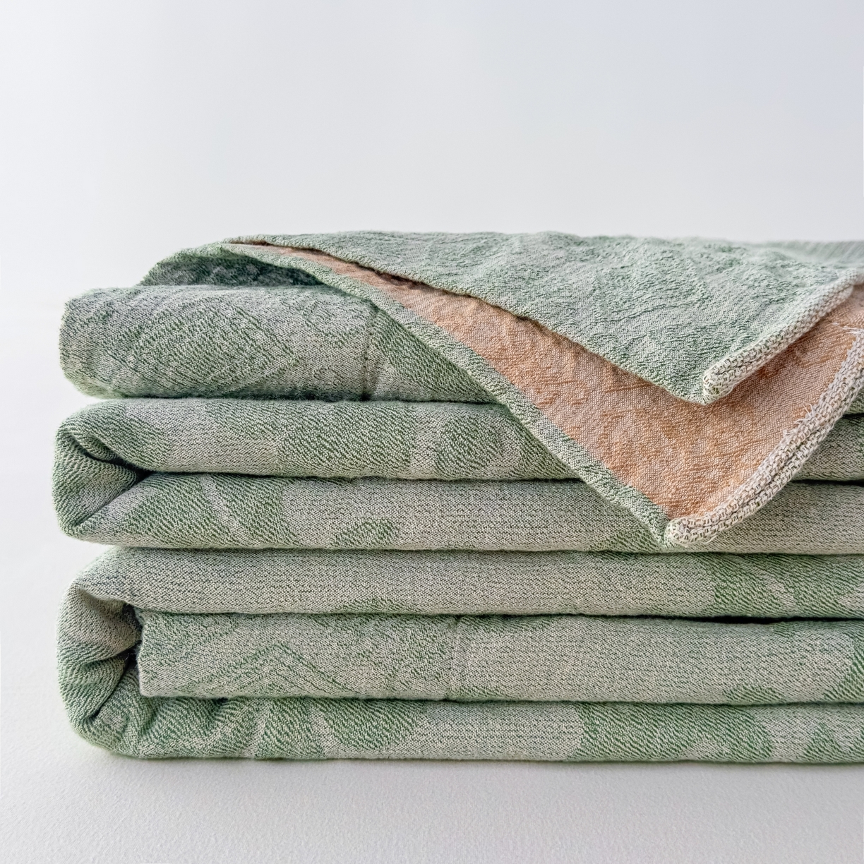 91家纺网 家纺一手货源 找家纺 （总）悦然毛巾被 2025全棉欧式提花纱布毛巾被毛毯-洛可可