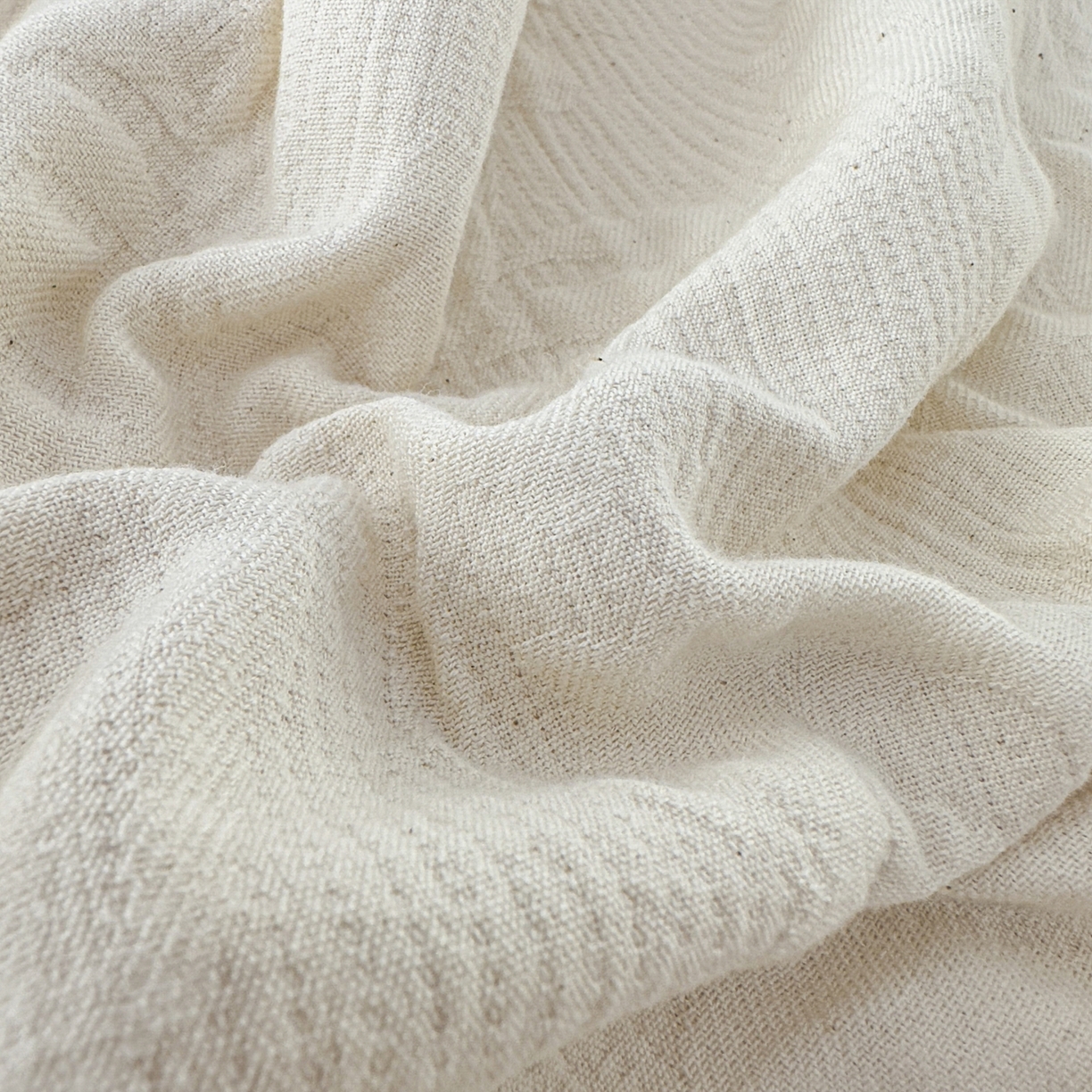 91家纺网 家纺一手货源 找家纺 悦然毛巾被 2025全棉欧式提花纱布毛巾被毛毯-洛可可 洛可可杏白