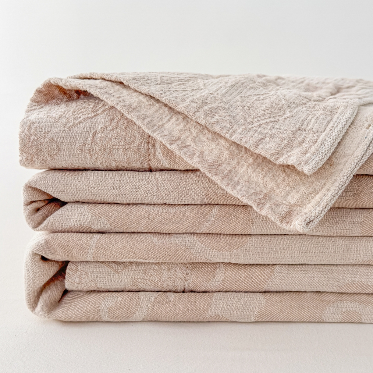 91家纺网 家纺一手货源 找家纺 悦然毛巾被 2025全棉欧式提花纱布毛巾被毛毯-洛可可 洛可可咖啡