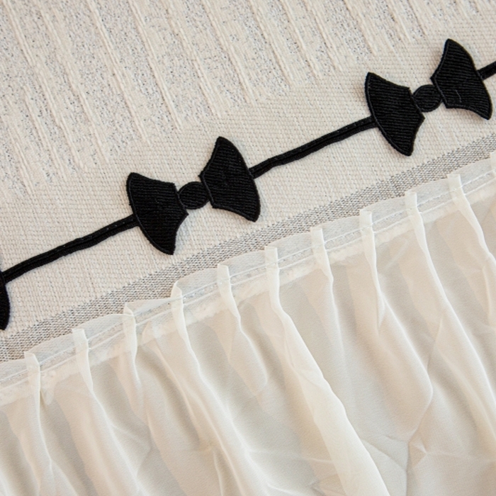 91家纺网 家纺一手货源 找家纺 沐沐家纺 2026新款宛柔蝴蝶结裙边沙发巾 灰色