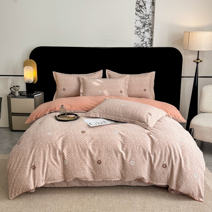 91家纺网 家纺一手货源 找家纺 （总1）凌鼎 2025新款喷气加厚磨毛四件套系列1