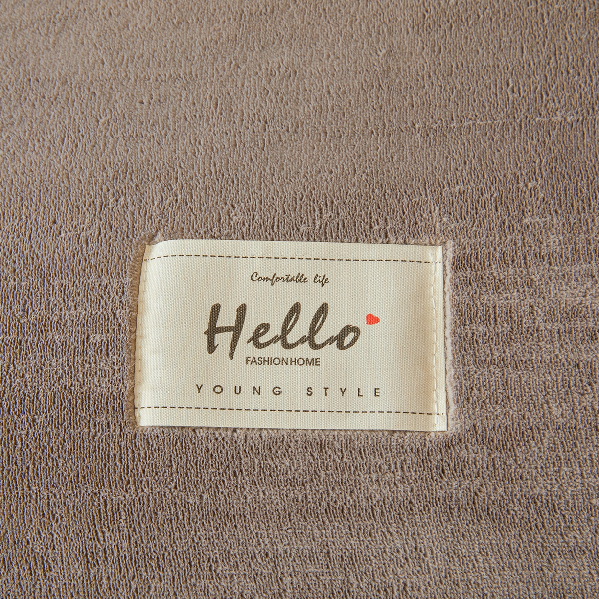 91家纺网 家纺一手货源 找家纺 猎鹿人家纺 2025新款柔暖纯色牛奶绒冬被被子被芯 灰咖双拼