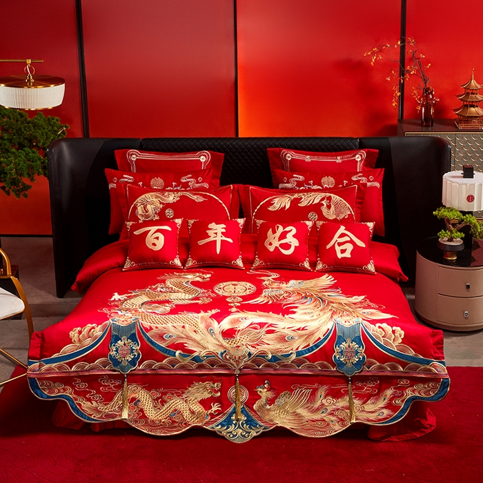 91家纺网 家纺一手货源 找家纺 （总）皇潮婚庆馆 2025新款高端婚庆系列套件