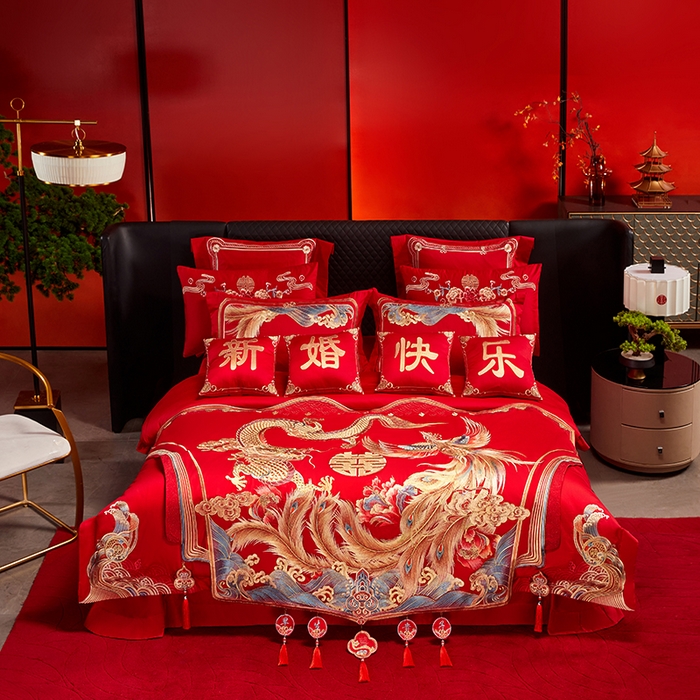 91家纺网 家纺一手货源 找家纺 （总）皇潮婚庆馆 2025新款高端婚庆系列套件