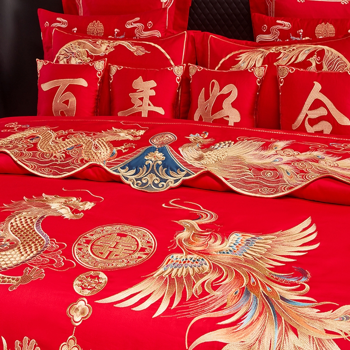 91家纺网 家纺一手货源 找家纺 （总）皇潮婚庆馆 2025新款高端婚庆系列套件