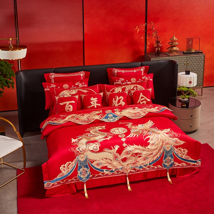 91家纺网 家纺一手货源 找家纺 （总）皇潮婚庆馆 2025新款高端婚庆系列套件