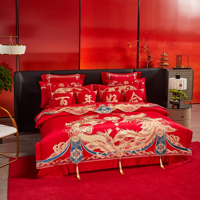 91家纺网 家纺一手货源 找家纺 （总）皇潮婚庆馆 2025新款高端婚庆系列套件