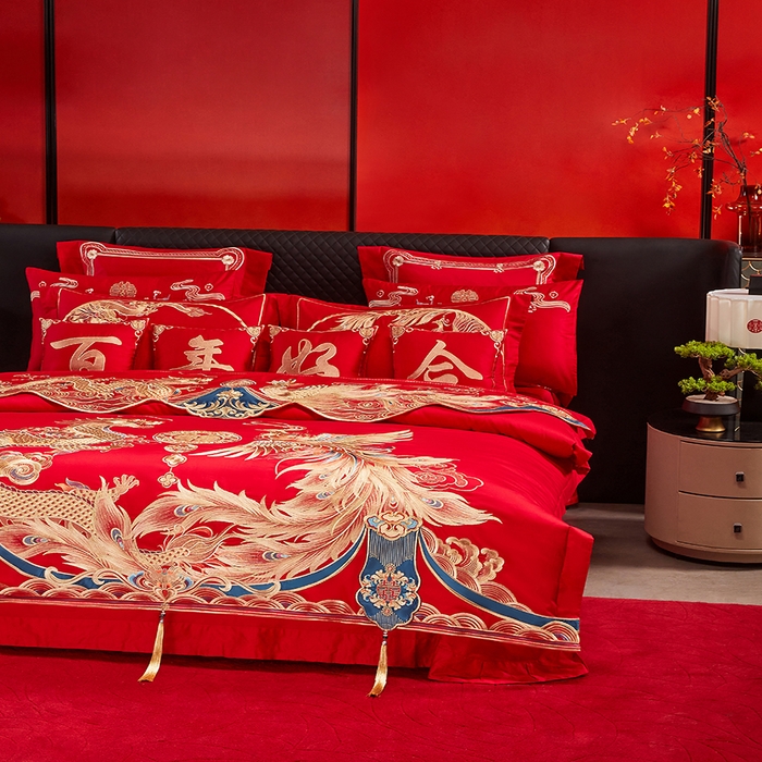 91家纺网 家纺一手货源 找家纺 （总）皇潮婚庆馆 2025新款高端婚庆系列套件