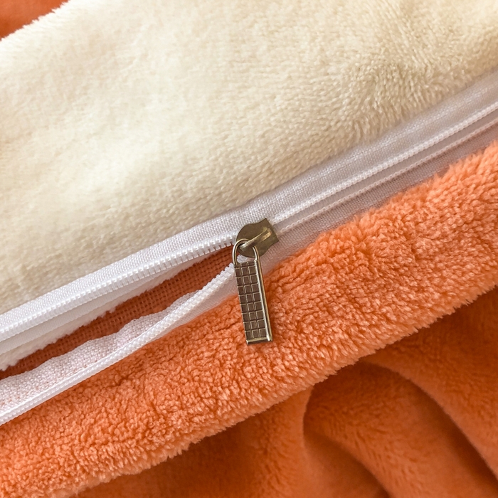 91家纺网 家纺一手货源 找家纺 苹果星家纺 2025新款230g牛奶绒四件套-艾琳 艾琳-暖橘