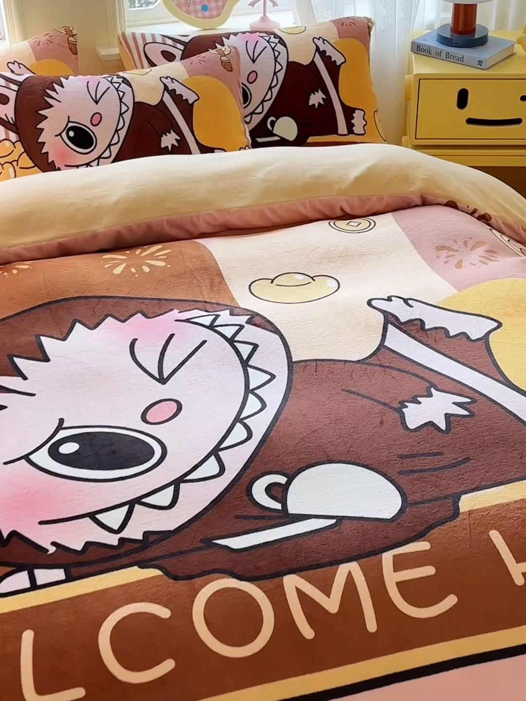 91家纺网 家纺一手货源 找家纺 ds生活馆 2025新款大版高克重双面牛奶绒四件套 大首领