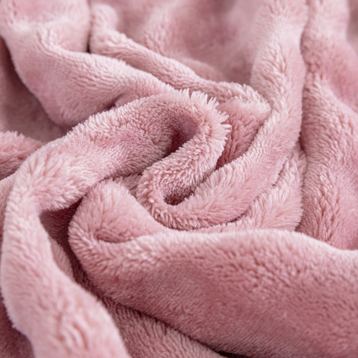 91家纺网 家纺一手货源 找家纺 恩和家纺 2025新款泡泡牛奶绒床笠 豆沙粉