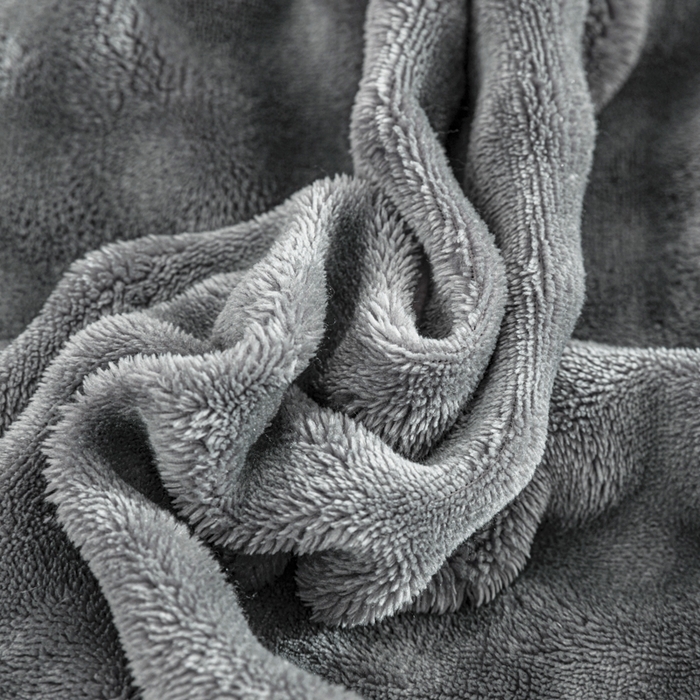 91家纺网 家纺一手货源 找家纺 恩和家纺 2025新款泡泡牛奶绒床笠 深灰