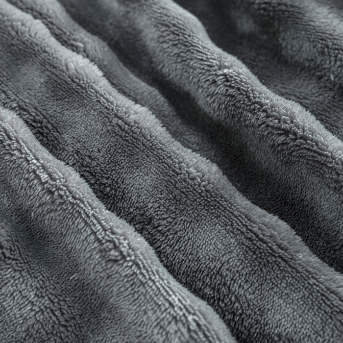 91家纺网 家纺一手货源 找家纺 恩和家纺 2025新款泡泡牛奶绒床笠 深灰