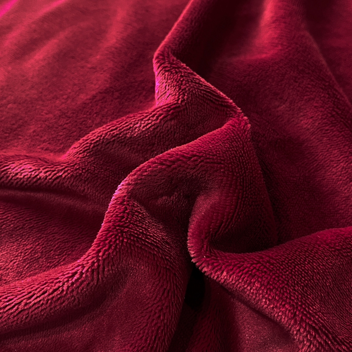 91家纺网 家纺一手货源 找家纺 苹果星家纺 2025新款无印良品风230克全消光牛奶绒大拼角压线刺绣四件套-塔莉 塔莉-酒红