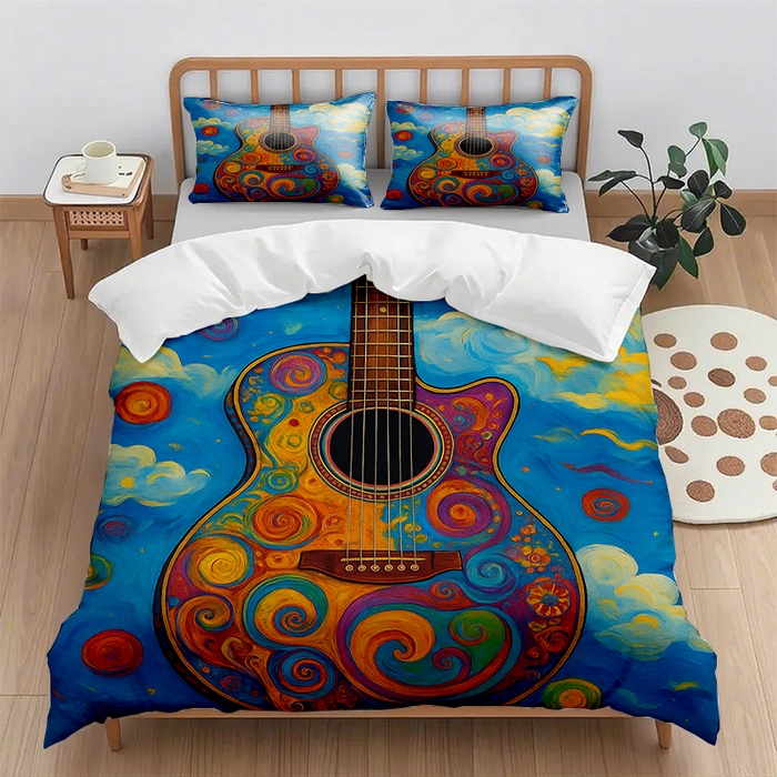 91家纺网 家纺一手货源 找家纺 （总）轩贝雅 新款跨境Pod工厂数码印花被套套装（被套+枕套）第五批