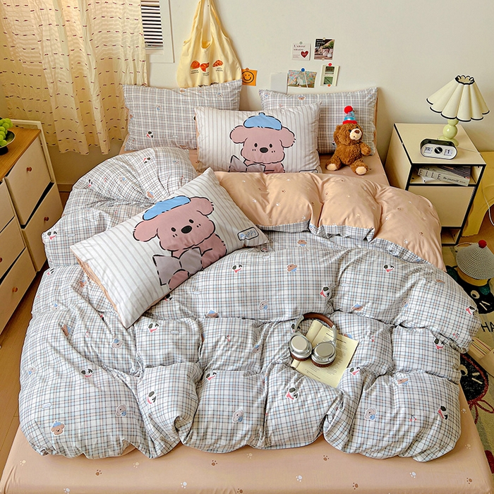 91家纺网 家纺一手货源 找家纺 （总）海岛哥哥 2025新款105克软绵绵大版枕套四件套系列-大床图（有买家秀）