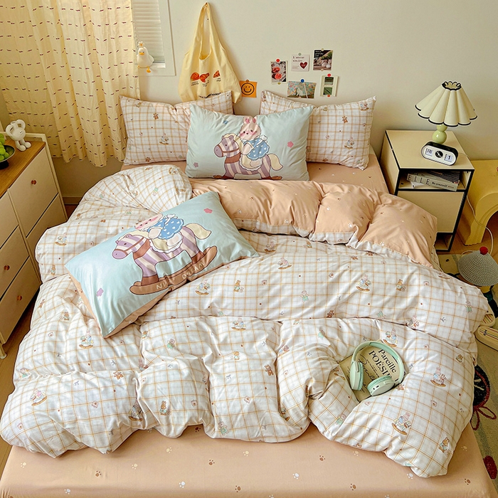 91家纺网 家纺一手货源 找家纺 （总）海岛哥哥 2025新款105克软绵绵大版枕套四件套系列-大床图（有买家秀）