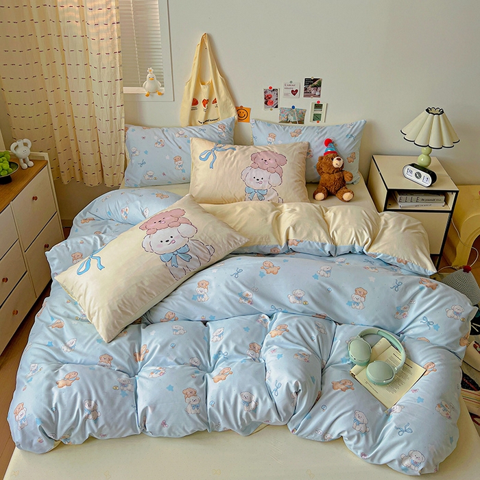 91家纺网 家纺一手货源 找家纺 （总）海岛哥哥 2025新款105克软绵绵大版枕套四件套系列-大床图（有买家秀）