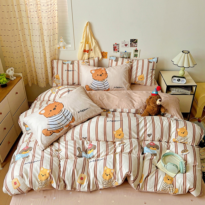 91家纺网 家纺一手货源 找家纺 （总）海岛哥哥 2025新款105克软绵绵大版枕套四件套系列-大床图（有买家秀）