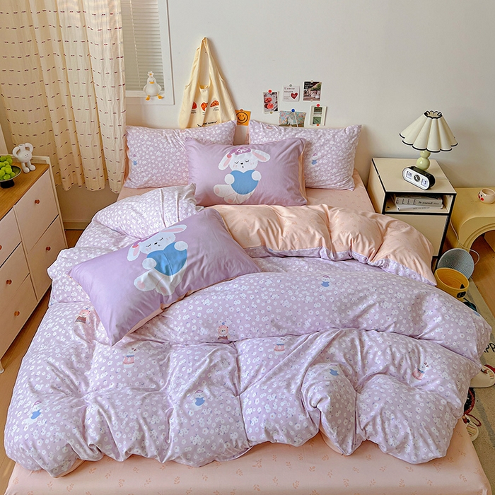 91家纺网 家纺一手货源 找家纺 （总）海岛哥哥 2025新款105克软绵绵大版枕套四件套系列-大床图（有买家秀）