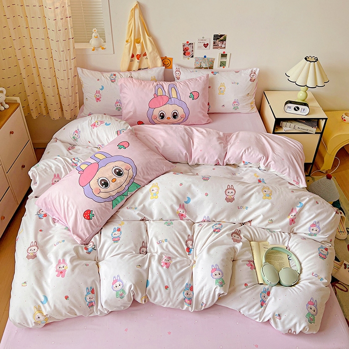 91家纺网 家纺一手货源 找家纺 （总）海岛哥哥 2025新款105克软绵绵大版枕套四件套系列-大床图（有买家秀）