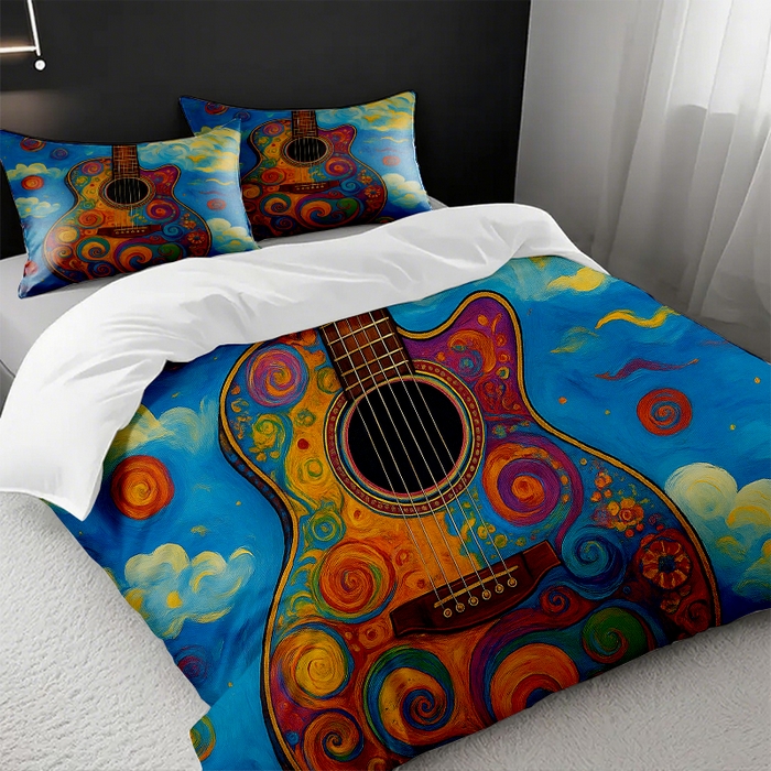 91家纺网 家纺一手货源 找家纺 （总）轩贝雅 新款跨境Pod工厂数码印花被套套装（被套+枕套）第五批