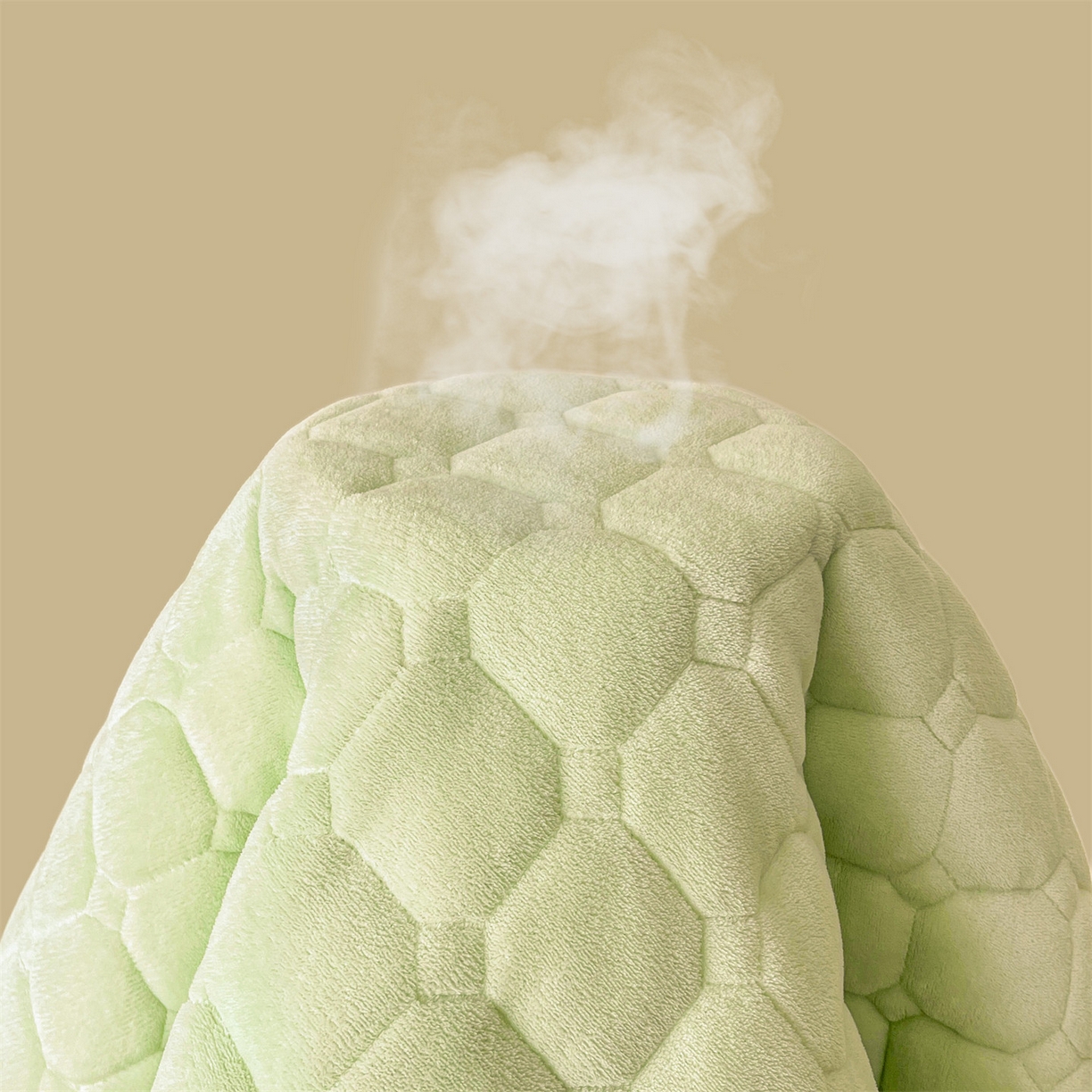 91家纺网 家纺一手货源 找家纺 雯豆家纺 【加厚款】2025秋冬新款牛奶绒纯色床褥床垫床护垫子 牛奶绒床褥-薄荷绿【加厚款】