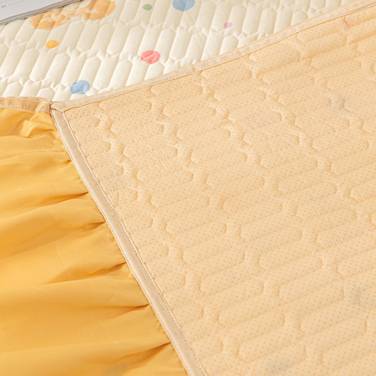 91家纺网 家纺一手货源 找家纺 美优兰 2025新款全棉防滑榻榻米炕垫纯棉床盖三件套 哈基米