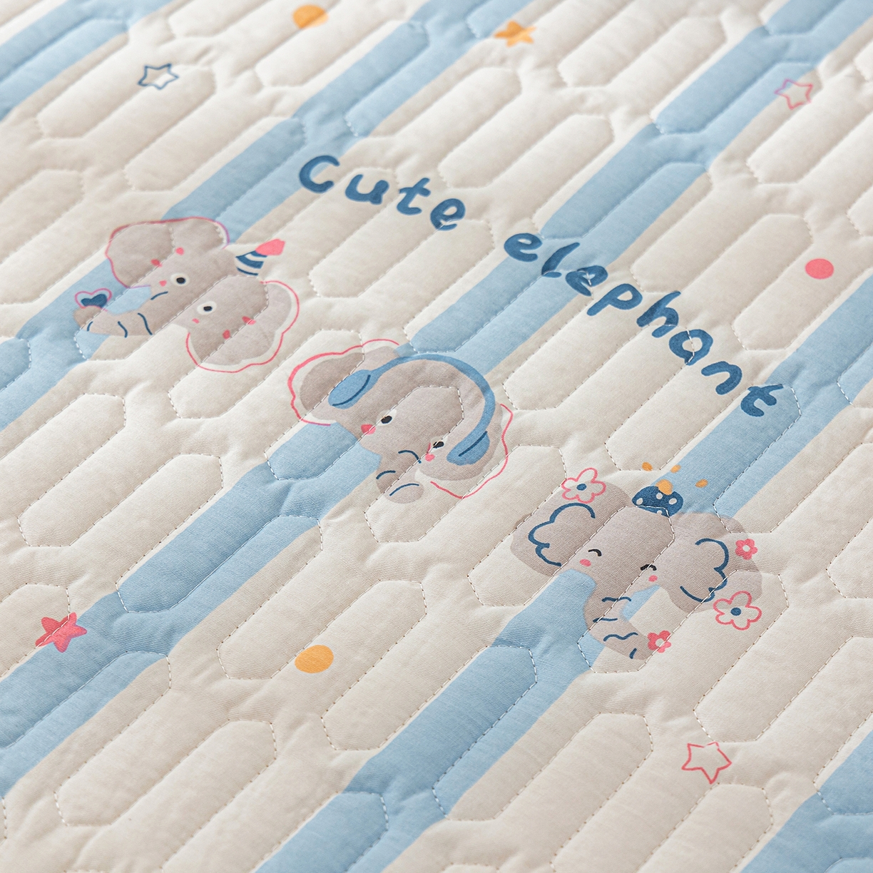 91家纺网 家纺一手货源 找家纺 美优兰 2025新款全棉防滑榻榻米炕垫纯棉床盖三件套 米洛