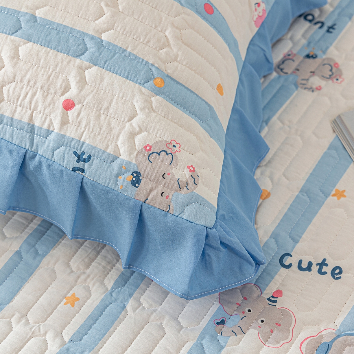 91家纺网 家纺一手货源 找家纺 美优兰 2025新款全棉防滑榻榻米炕垫纯棉床盖三件套 米洛