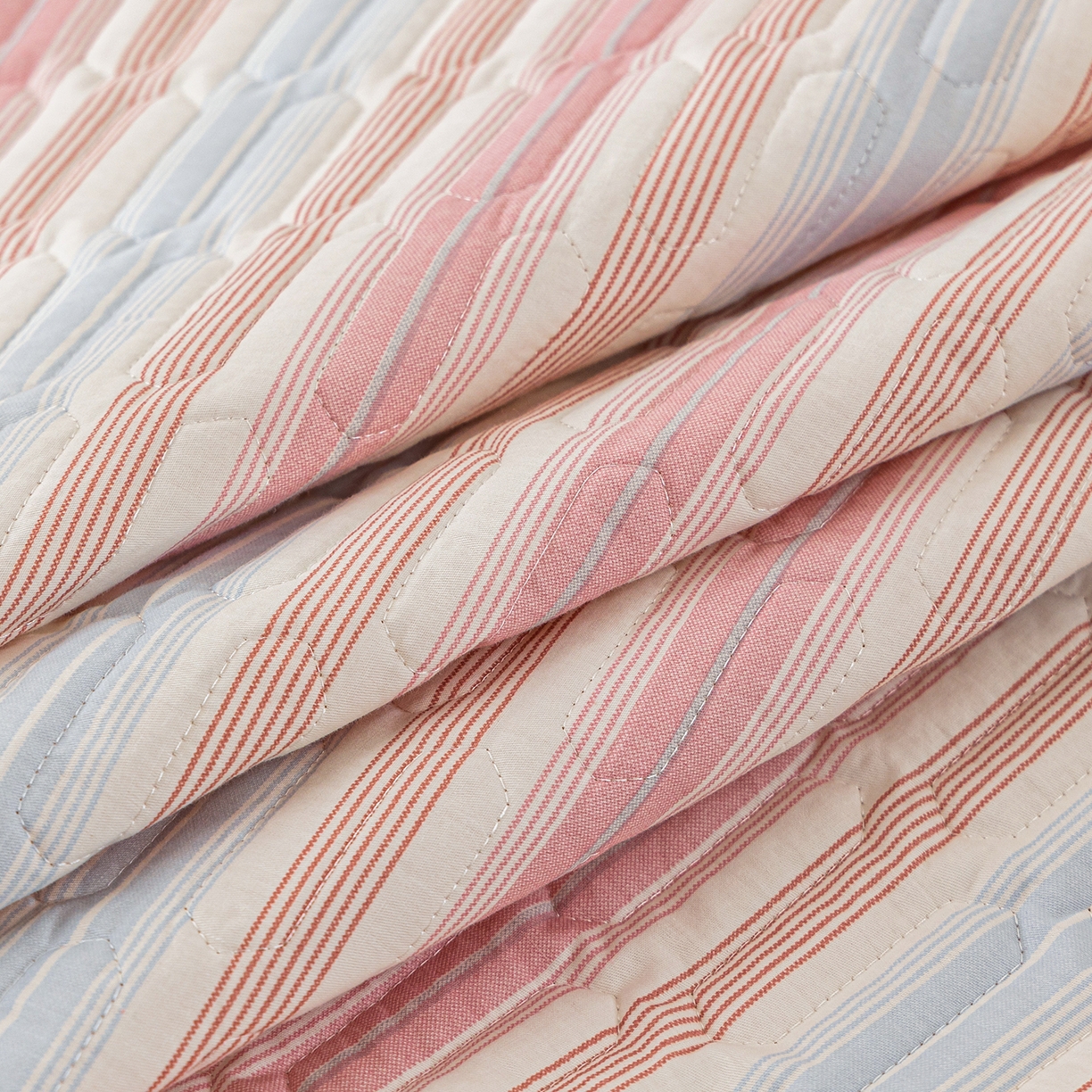 91家纺网 家纺一手货源 找家纺 美优兰 2025新款全棉防滑榻榻米炕垫纯棉床盖三件套 听海