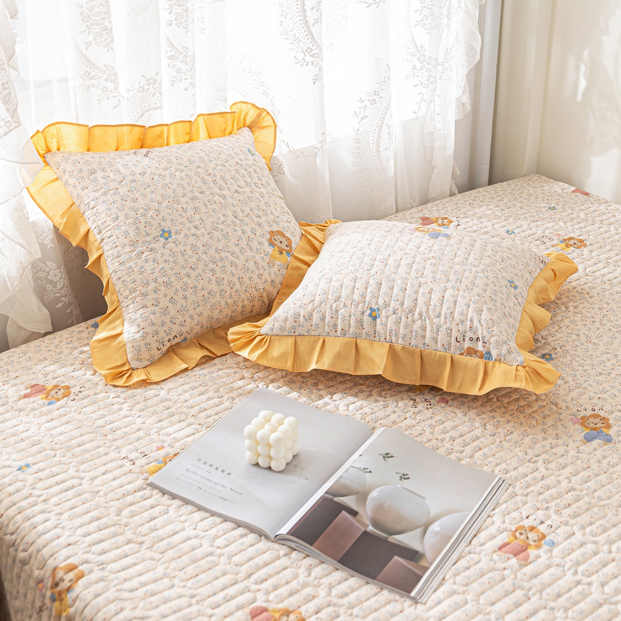 91家纺网 家纺一手货源 找家纺 美优兰 2025新款全棉防滑榻榻米炕垫纯棉床盖三件套 辛巴