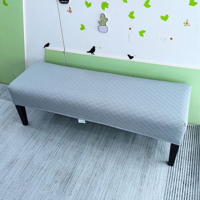 91家纺网 家纺一手货源 找家纺 （总）壹零特色家纺 2025新款菱形格长款换鞋凳套