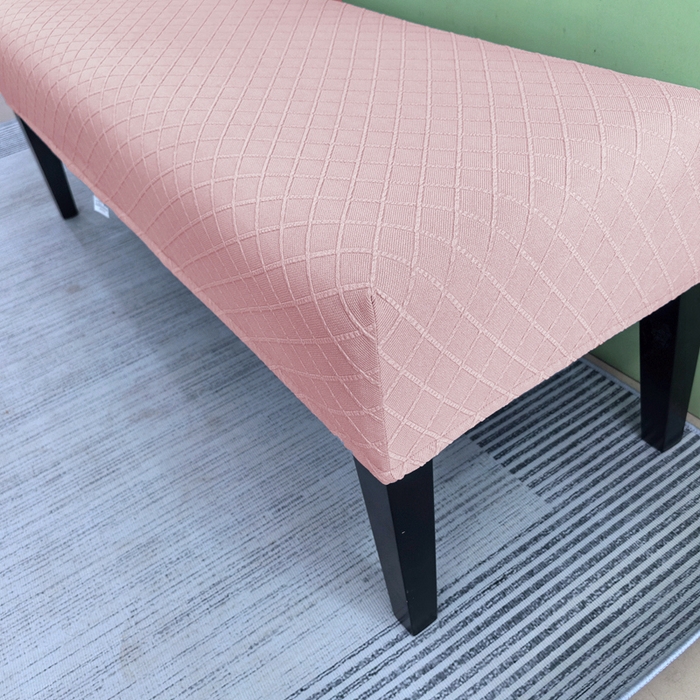 91家纺网 家纺一手货源 找家纺 （总）壹零特色家纺 2025新款菱形格长款换鞋凳套