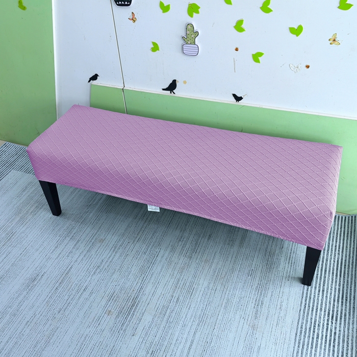 91家纺网 家纺一手货源 找家纺 （总）壹零特色家纺 2025新款菱形格长款换鞋凳套