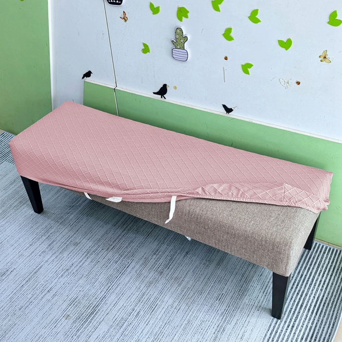 91家纺网 家纺一手货源 找家纺 （总）壹零特色家纺 2025新款菱形格长款换鞋凳套