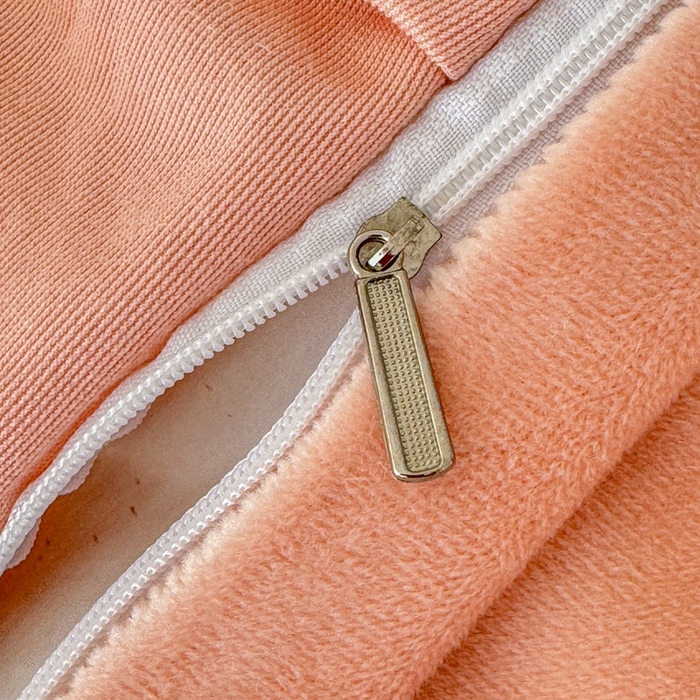 91家纺网 家纺一手货源 找家纺 恋尚羽家纺 2025新款韩版花边婴儿绒绣花大床裙四件套宝宝绒婴肤绒公主风韩式 桔色