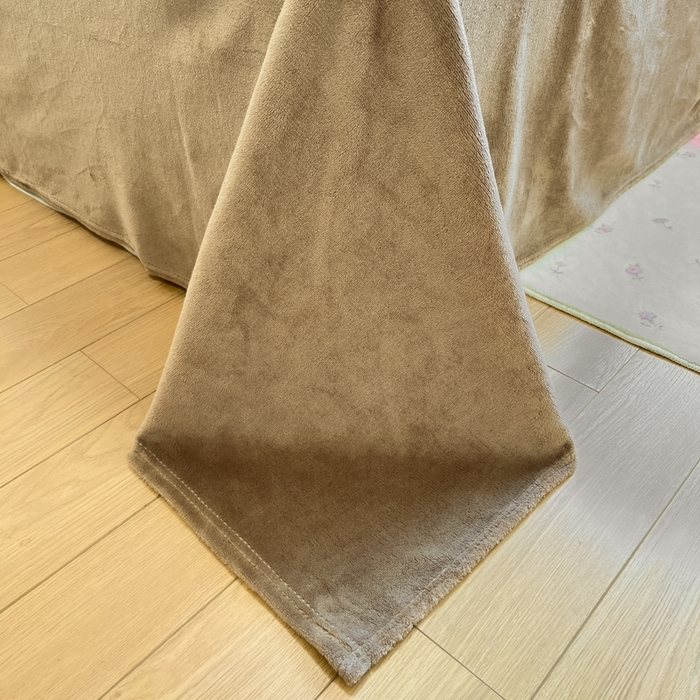 91家纺网 家纺一手货源 找家纺 柒月家居 2025新款高克重牛奶绒印花加厚保暖四件套 格格小熊