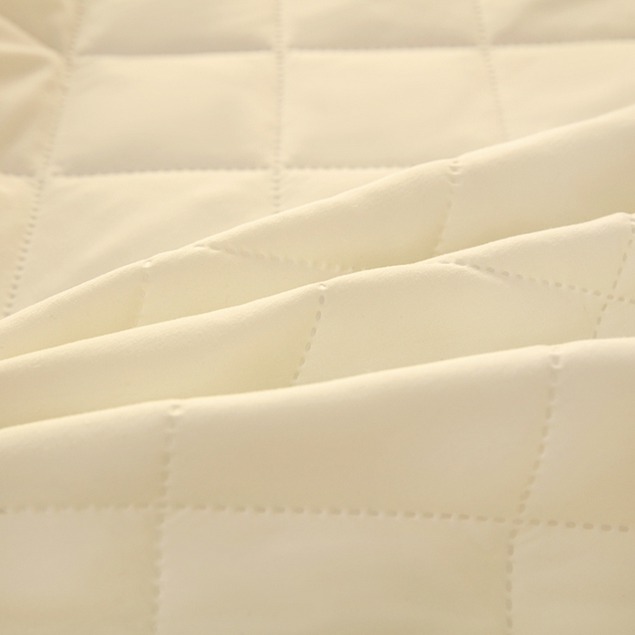 91家纺网 家纺一手货源 找家纺 锦眠床笠 2025新款亲肤夹棉床笠 白色