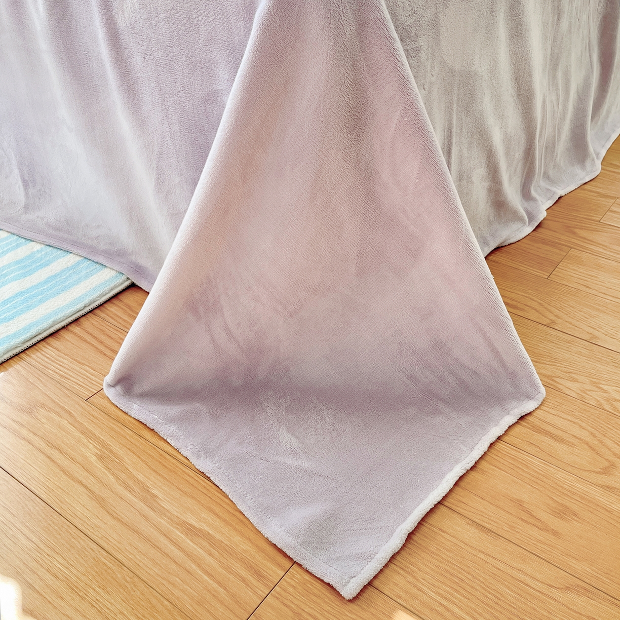 91家纺网 家纺一手货源 找家纺 桃子家居 2025新款A类韩版花边皱皱纱纯棉有氧双层纱加全消光加厚牛奶绒高品质棉加绒暖纱绒四件套 暖纱绒-蝴蝶女孩