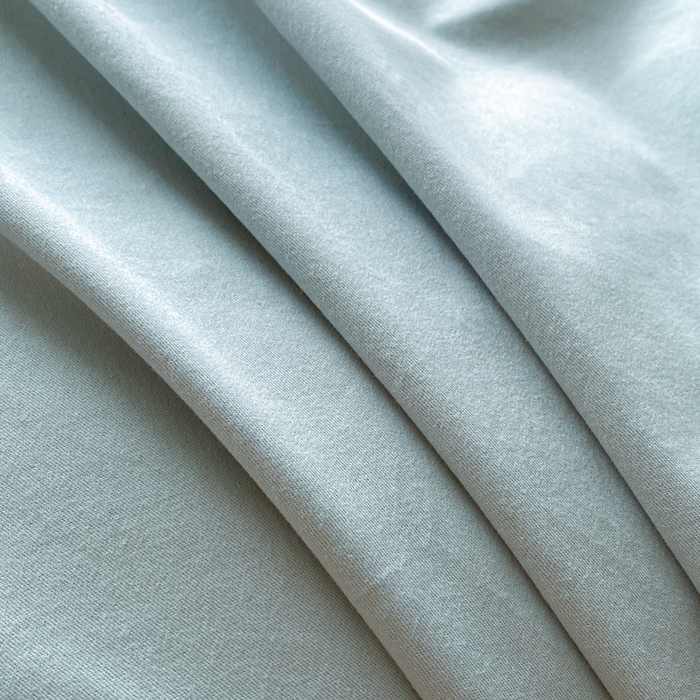 91家纺网 家纺一手货源 找家纺 桃园 新款纯棉全棉长绒棉磨毛不掉毛四件套高端礼盒-赫尔系列 飘蓝