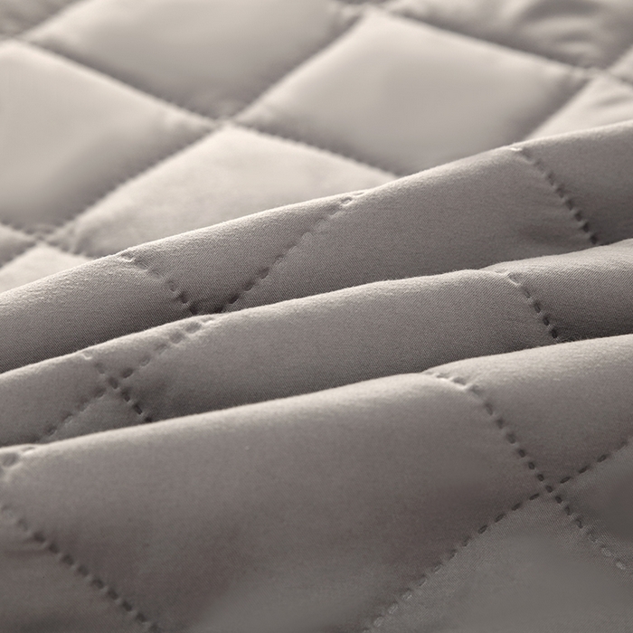 91家纺网 家纺一手货源 找家纺 锦眠床笠 2025新款亲肤夹棉床笠 灰色